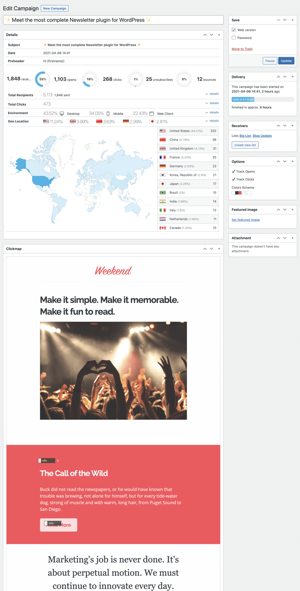 Send Beautiful Email Newsletters In Wordpress