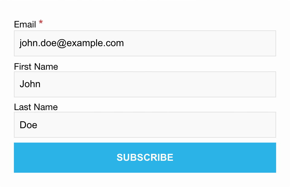 subscriber button form